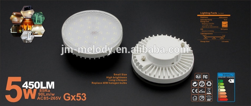 5W 6W Gx53 led spot light GX53 led bulb GX53 LED LAMP GX53LED LIGHT GU24 LED lamp bulb GU24 GX53 LED LAMP