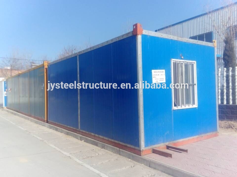 40ft prefabricated shipping container homes for sale/sandwich panel steel structure raintight