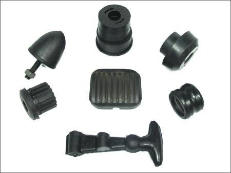 Molded silicone parts