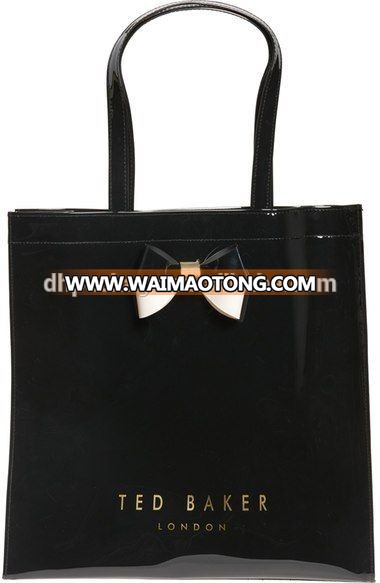 glossy pvc printed shopping bags, pvc tote bag, mirror pvc bag