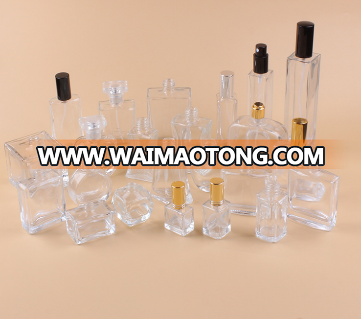 30ml refillable screw cap oriental vintage recycled rectangle empty perfume glass bottles