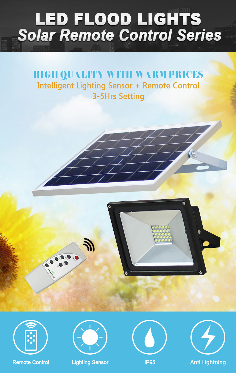 hot sale cheap solar sensor flood light led 10w