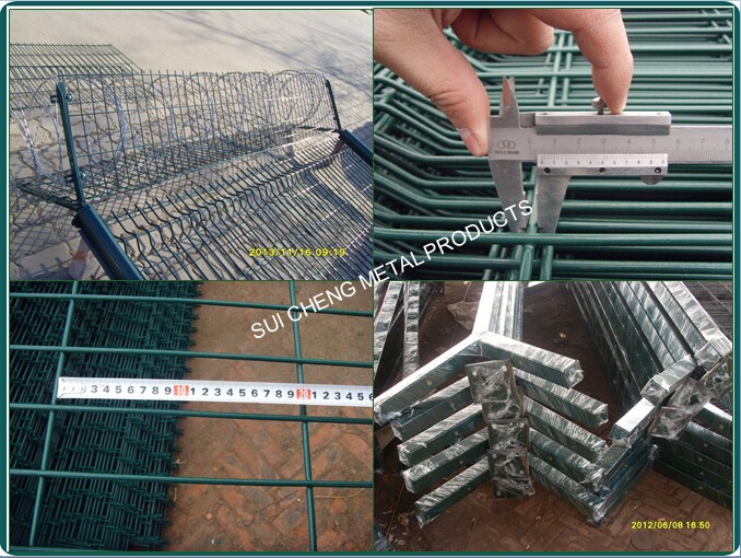 Guangzhou Factory High Quality Security Cheap Garden Vinyl Fence/ Metal Fence Panels