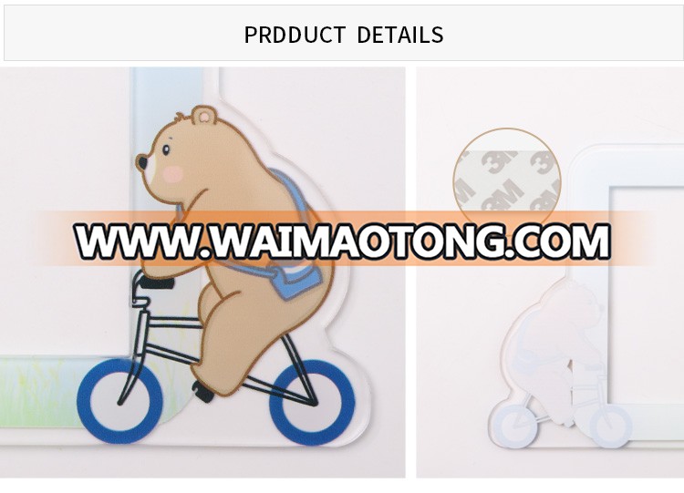 Roogo resin navy bear light single switch sticker