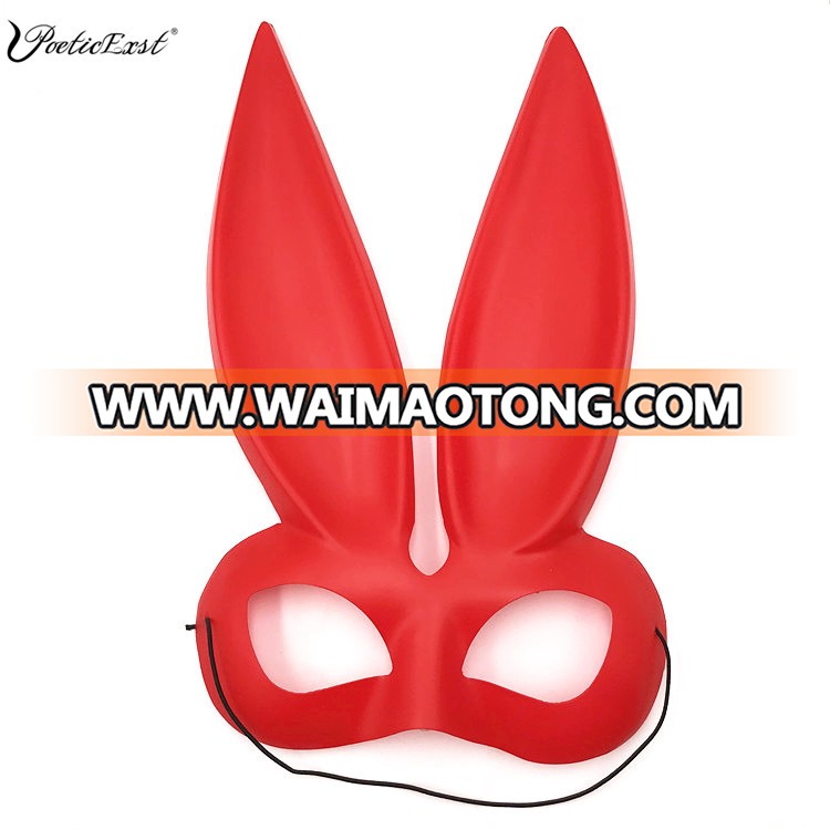 Poeticexst Female Mask Crossdresser Masquerade Bunny Ears Half Face Masquerade Adult Sex Masks