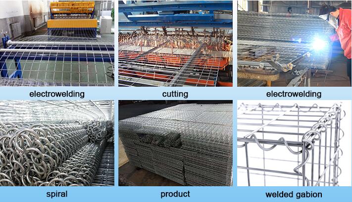 GuanDa-welded gabion wall, garden partition seat gabion barrier for sale