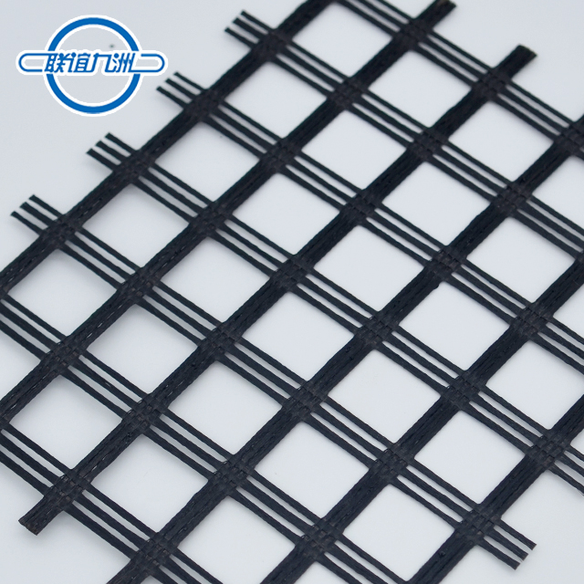 China Best Selling polyester geogrid For retaining wall