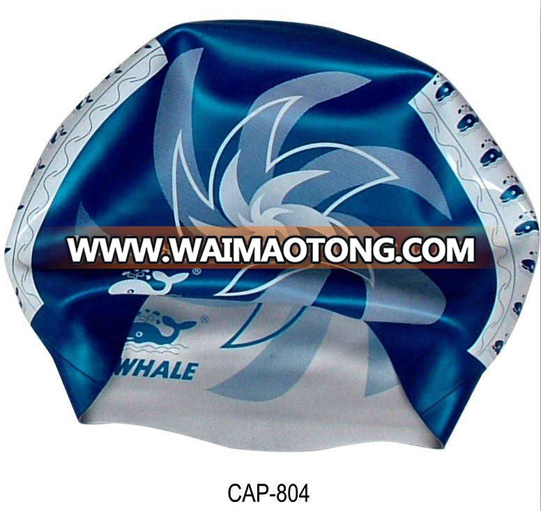 two in one racing silicone swimming caps