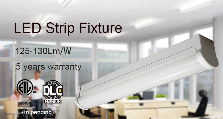 ETL DLC listed Linkable 2ft 4ft 8ft LED Linear Strip Light Fixture