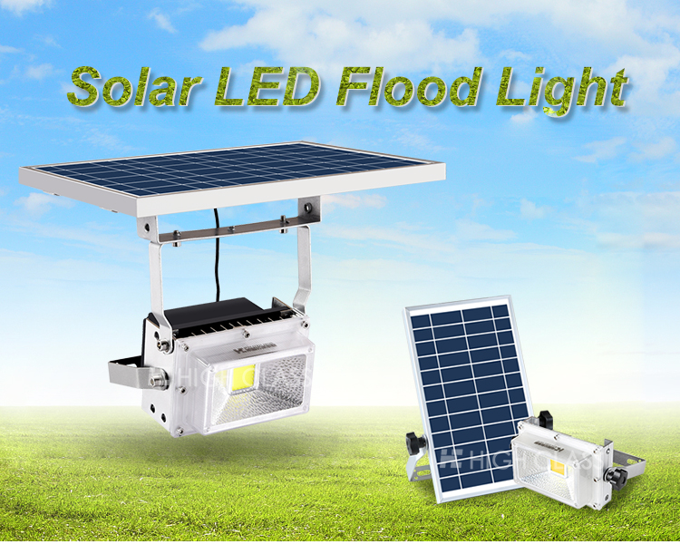 High brightness 10w 15w 20w ip65 waterproof outdoor led solar flood light price