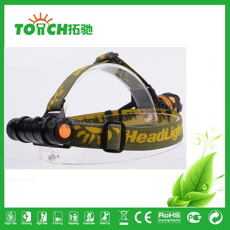 XM-L T6 LED bicycle headLight zoomable portable headlamp and flashlight for hunting fishing