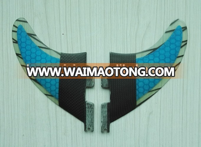 fcs base tri set surfboard fins carbon fiber fins