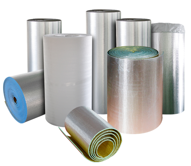 XPE foam tube heat insulation preservation materials with embossed aluminum foil