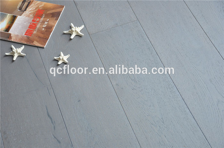 Greenvills home modern construction floor, different styles brushed flooring for customers, self-developed silver washed floors