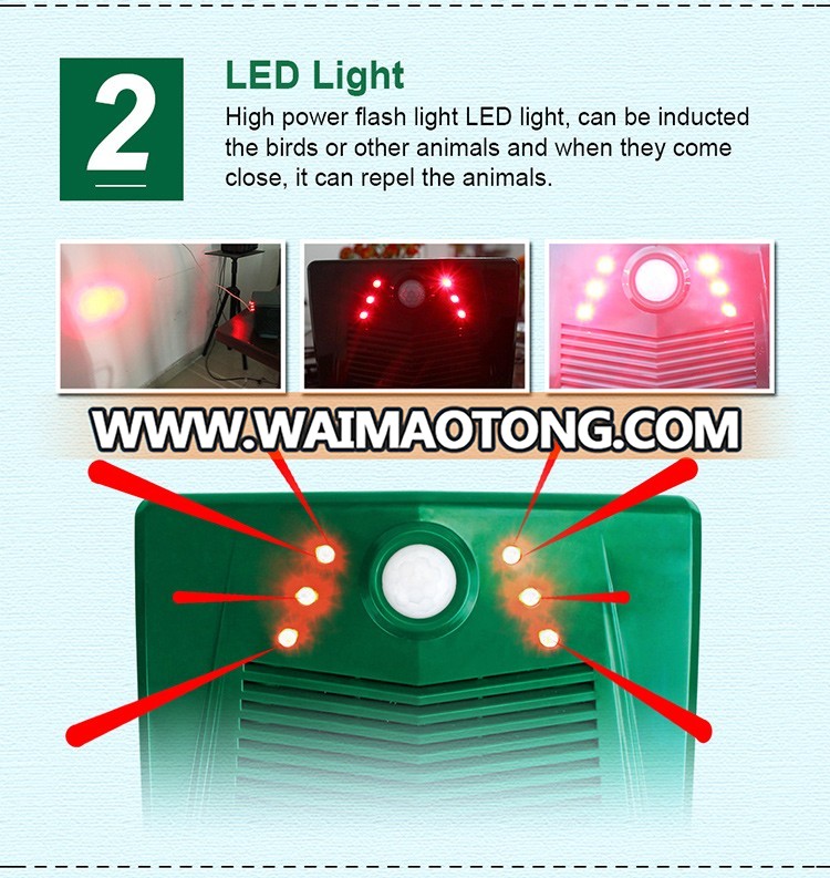 Repel Pest Control Type and cats, dogs. birds, fox, deers and so on Pest Type ultrasonic dogs and cats repeller