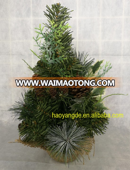 PVC decorative artificial Small Christmas Tree Forest Series xmas trees