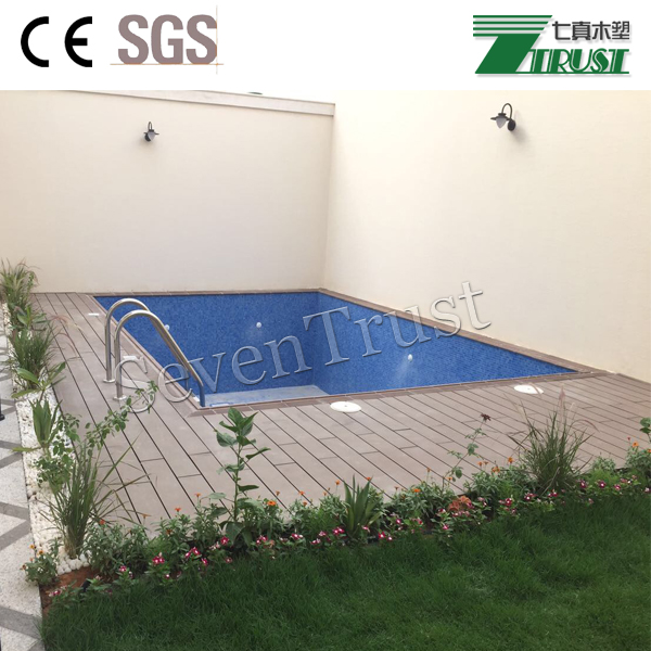 Cheap Composite Deck Boards Composite Decking Board/Outdoor Skirting Board(QZ-03B,135*25mm)