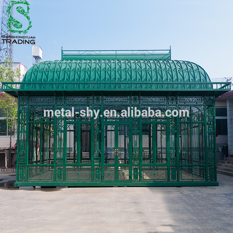 wrought iron steel outdoor gazebo house garden house