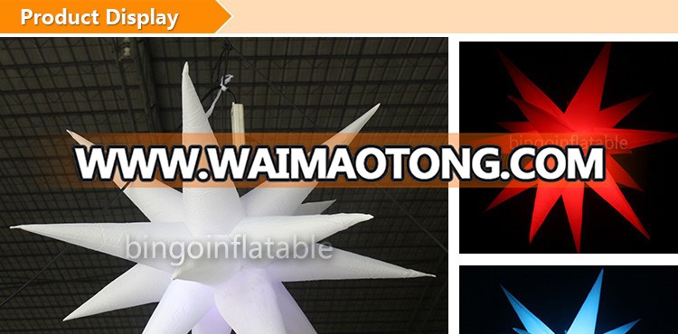 New design custom inflatable led stars made in China