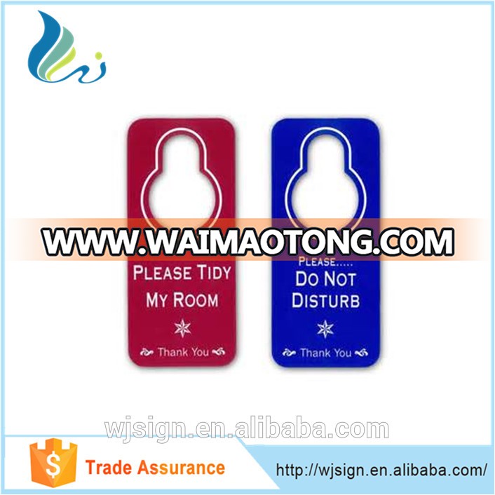 OEM Printing Cheap Plastic Custom Warning Notice Acrylic custom luggage tag