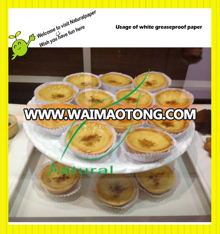 food packing greaseproof paper with FDA SGS certificate good reputation in market