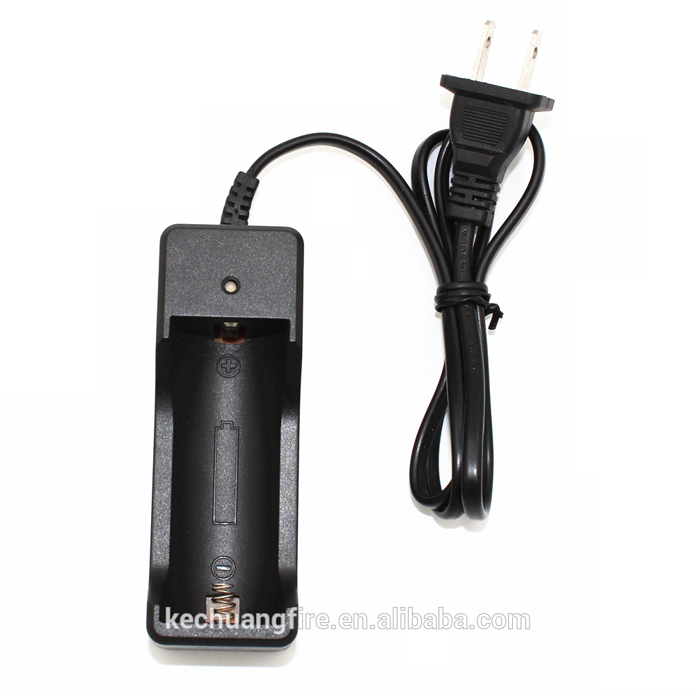 Universal 4.2V Single Battery Charger For 26650 Rechargeable 3.7V Li-ion Battery