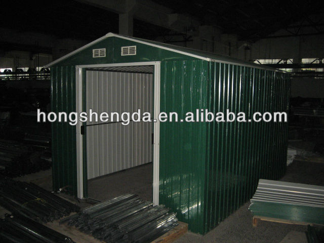 Excellent quality and cheap workmanship steel structure garden tool room