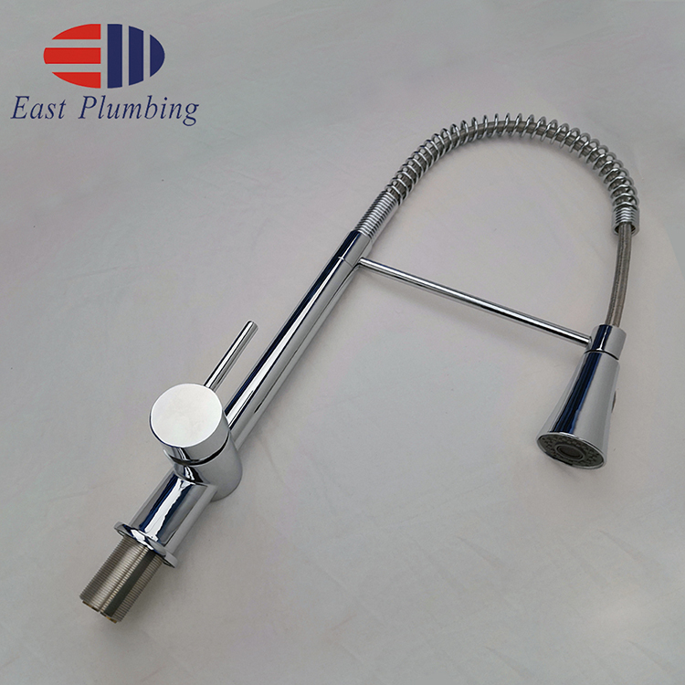 NSF61 single handle water saving sink spring pre-rinse kitchen faucet