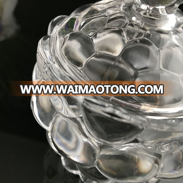 small candy case crystal candy glass jar