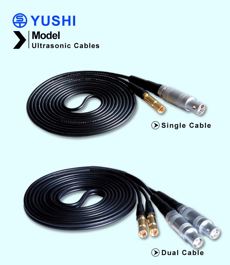 BNC LEMO Microdot Subvis ultrasonic probe cable for ultrasonic flaw detector