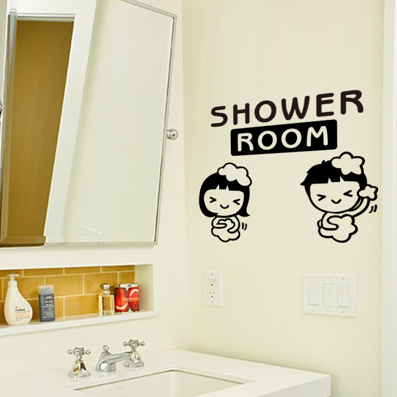 Home Decoration Interior Wall Sticker for Bathroom