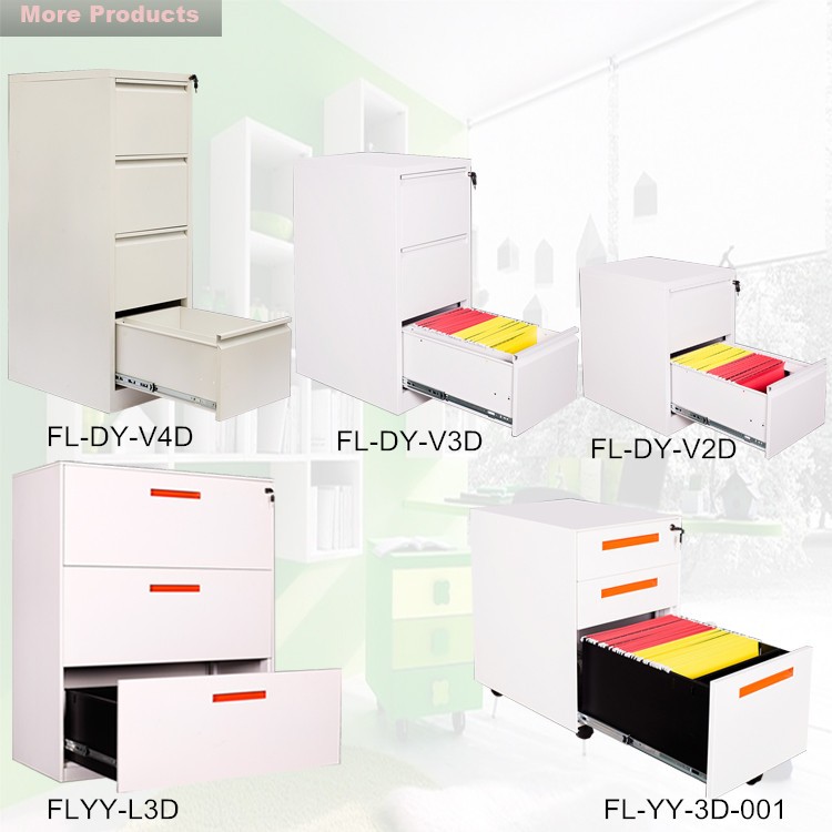 New design thinner frame small metal filing cabinets