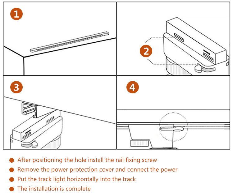 4000 lumen 5500k 20w 70w cob led track light