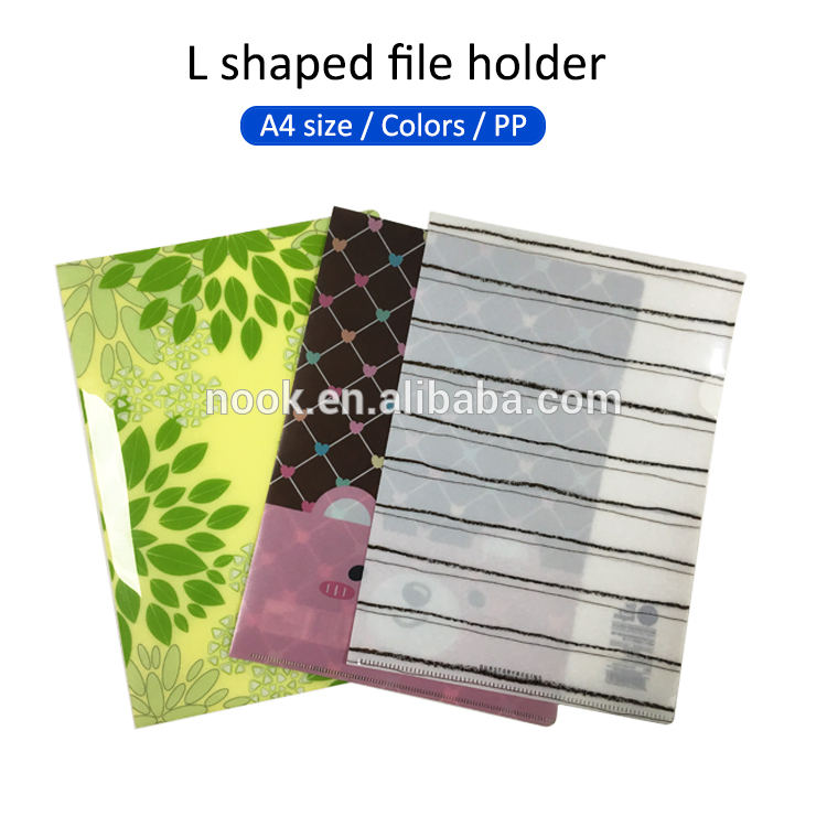 Hot Sale Advertising Promotion Gift Plastic PP L Shape 3D Lenticular Folder