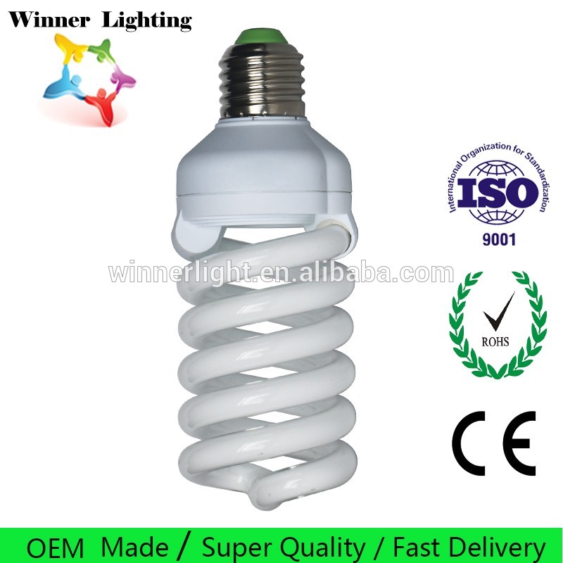 CFL Light Energy Saving Bulbs Full Spiral E27 25w 30w 35w 40w 45w Fluorescent Lighting Lamps