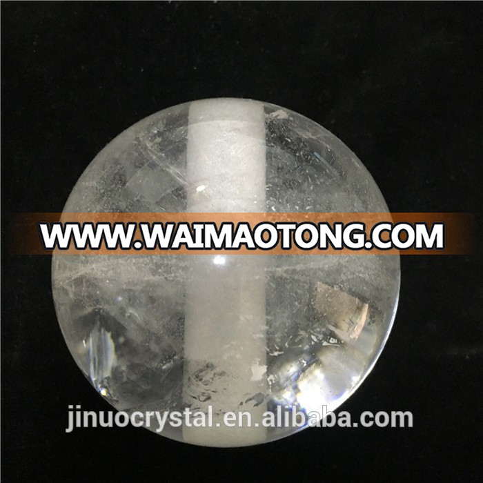 Wholesale Natural quartz crystal ball with holes for home decoration crystal balls with holes chandeliers