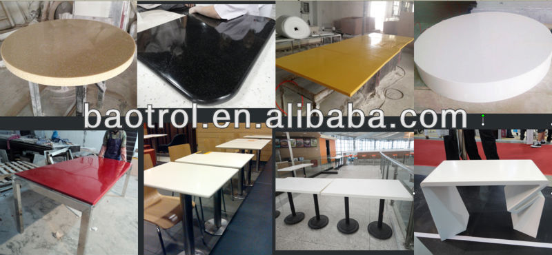 Engineered stone polyester resin artificial quartz stone