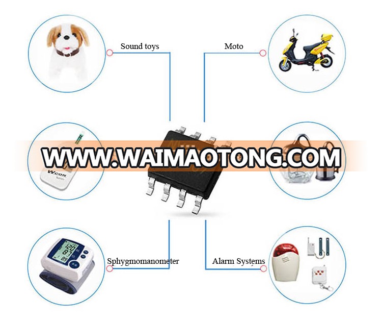 Mini square-shaped sound chip module