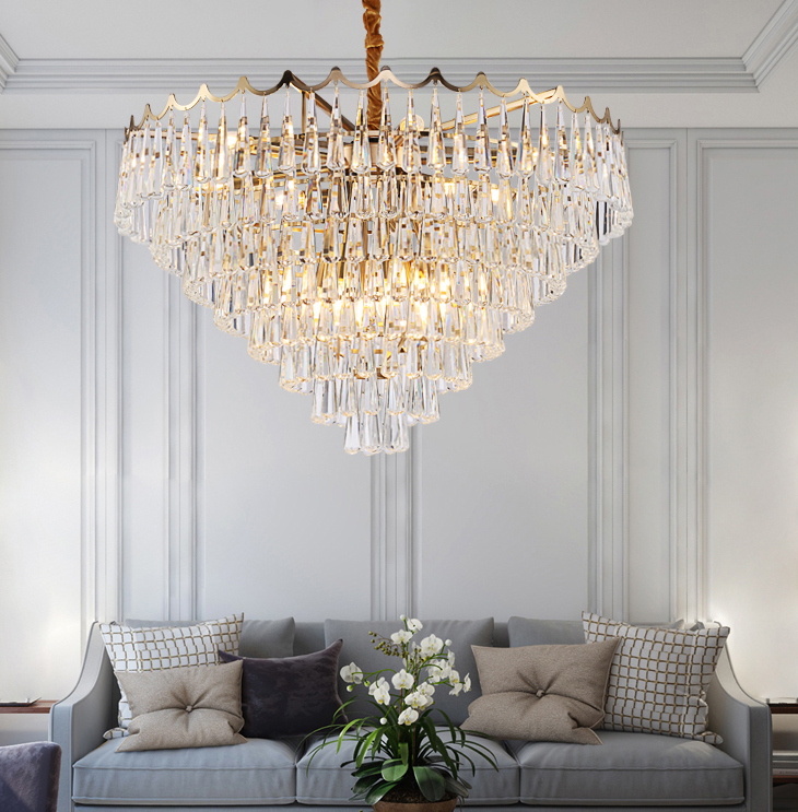 American style crystal chandelier luxury modern light chandelier lighting fixture for home ETL89147