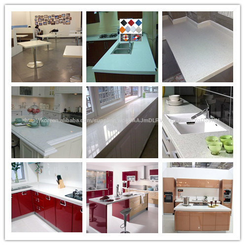 Modern kitchen countertop manufacturer polished glacier white quartz stone, sparkle white quartz countertop