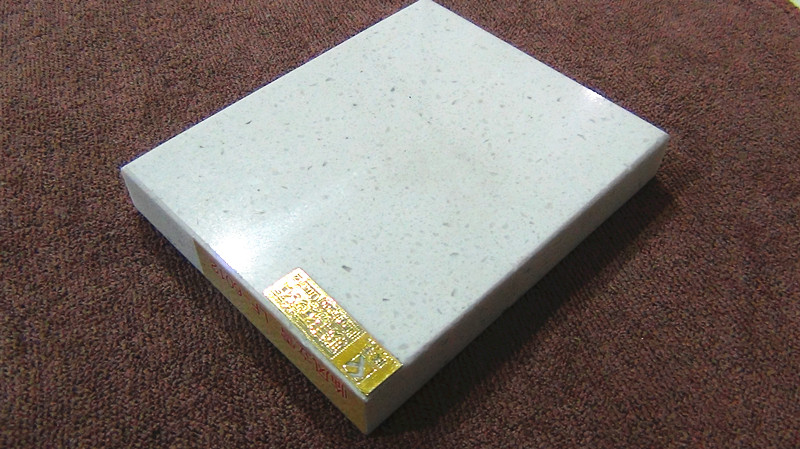 hongfa lianfeng 60*60cm white sparkle quartz stone countertop