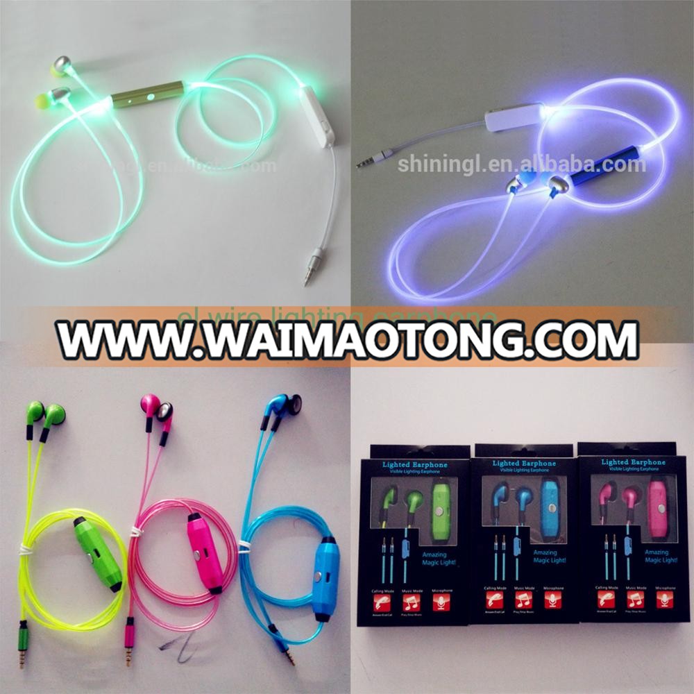 el wire glasses flashing glow sunglasses