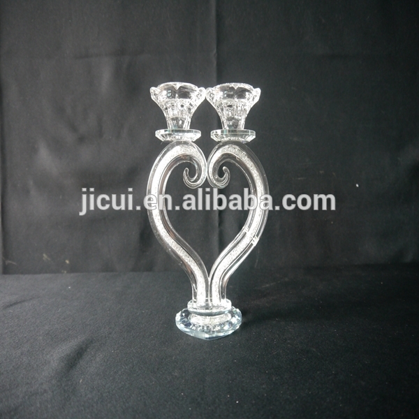 Table decoration for wedding glass candleholder