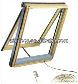 House loft fix Aluminum frame skylight with auto-matic system big glass skylight