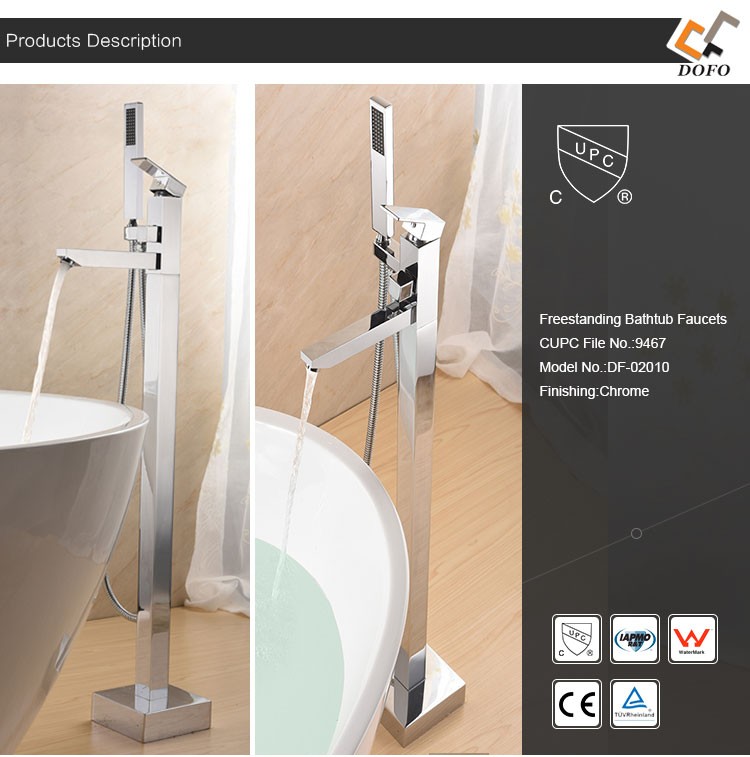 cUPC single handle bathroom freestanding faucet