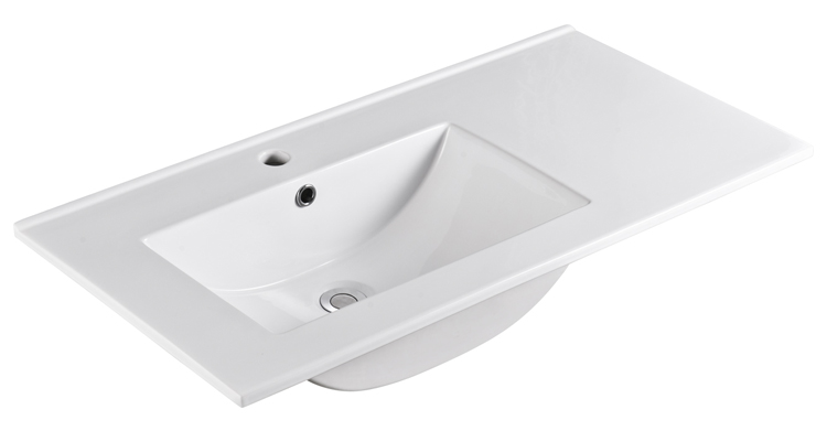 Thin edge basin,Australia ceramic sink 9090EL, Bathroom vanity countertop ceramic sink