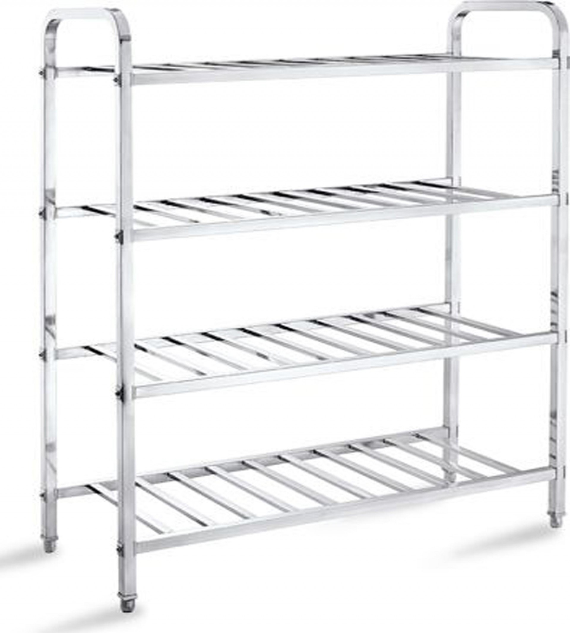 Heavy Duty Stainless Steel 4 Tiers Supermarket Shelf Rack/stainless steel kitchen storage Shelf/Vegetable Shelf for restaurant