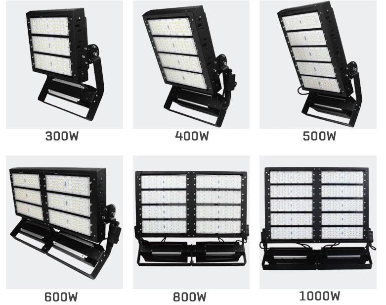 high brightness waterproof high mast outdoor led flood light 100w 200w 300w 400w 500w  600w 1000w for industrial  lighting