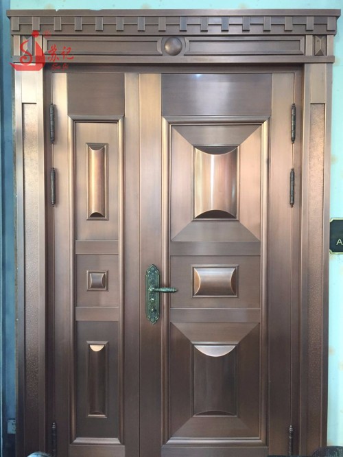 the luxury copper doors