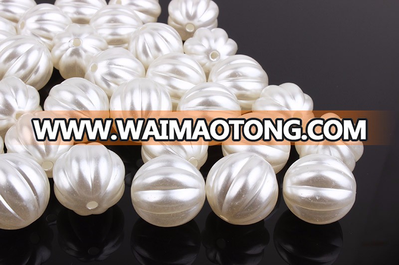 Factory wholesale loose plastic beads and large baroque pearls